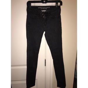 American Eagle black skinny jeans